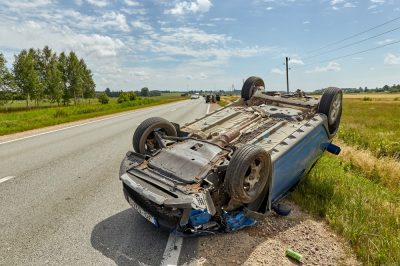 July,1,,2021,,Pure,,Latvia:,Car,After,Accident,On,A